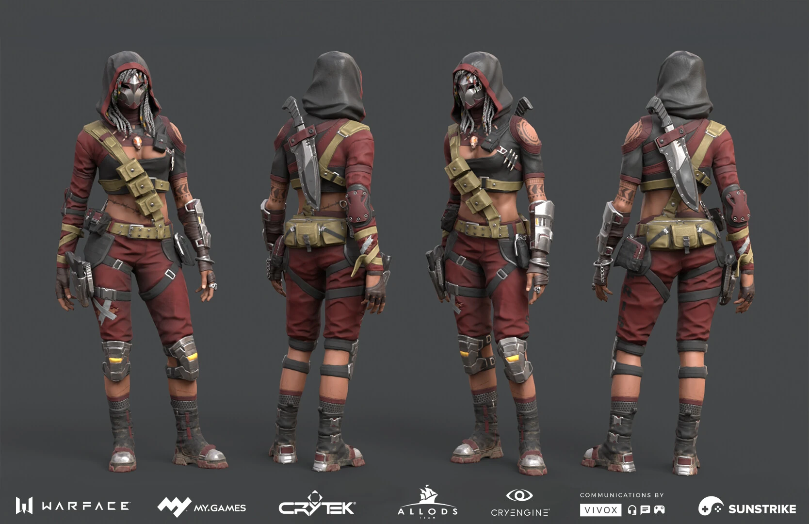 3D character production for Astrum: Warface