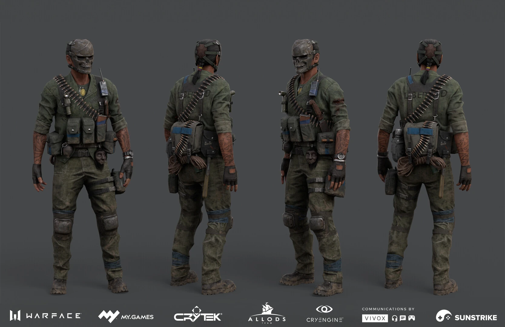 Hero character from Astrum: Warface