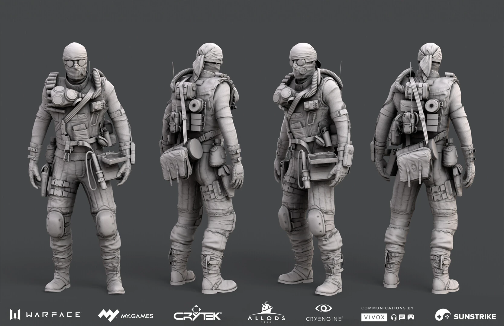 Hero character from Astrum: Warface