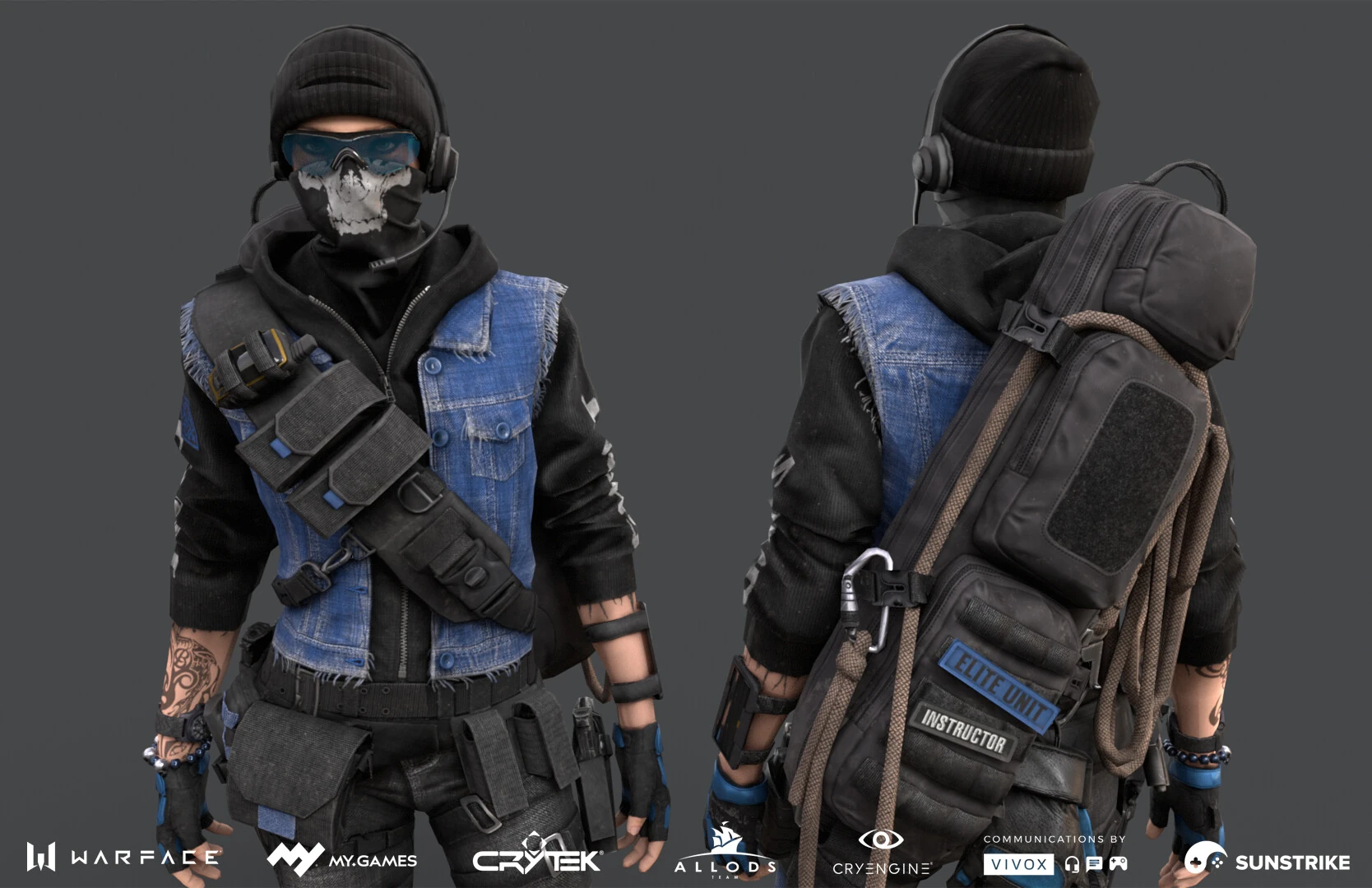Realistic character design for Astrum: Warface