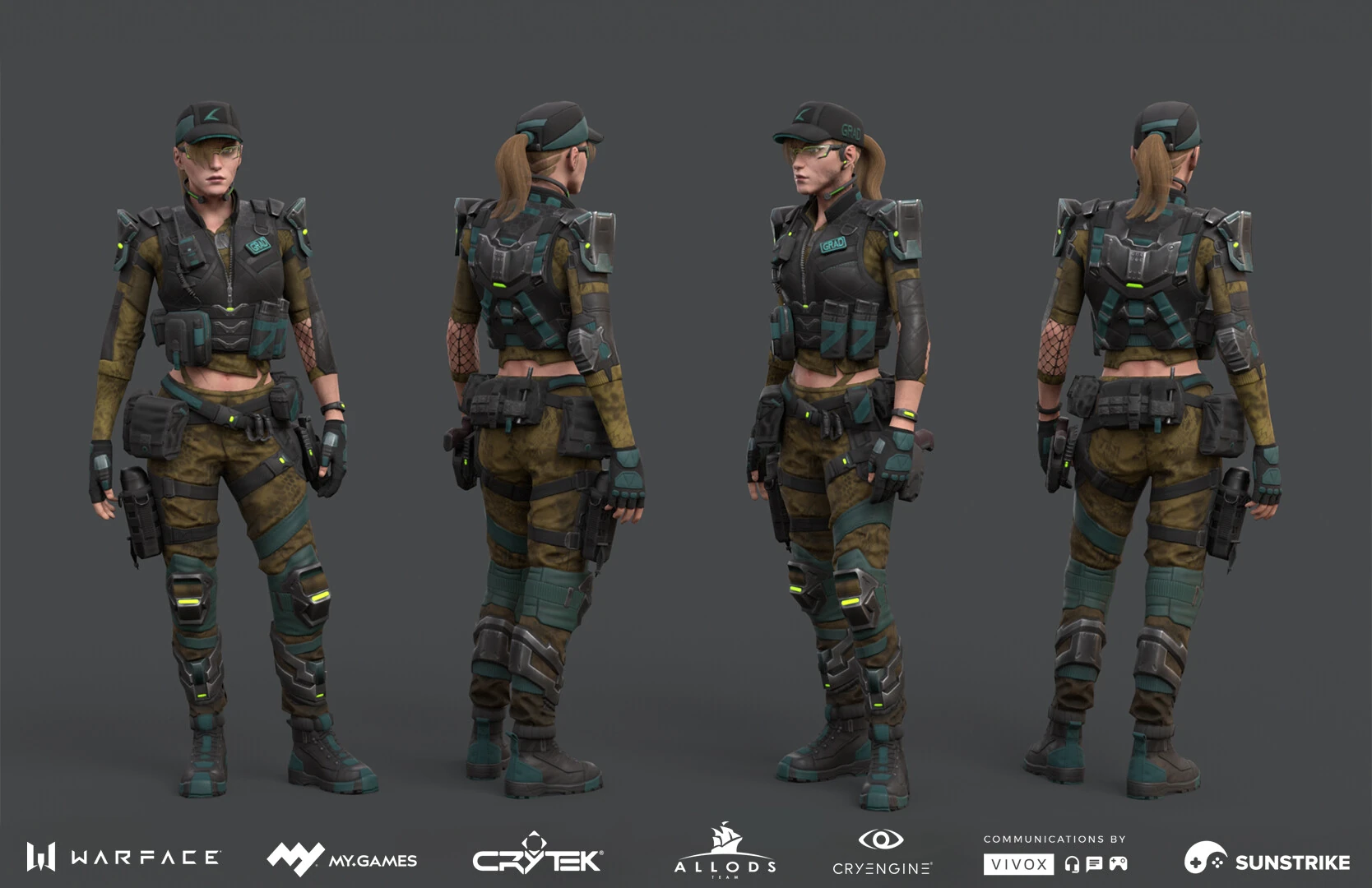 Realistic character design for Astrum: Warface