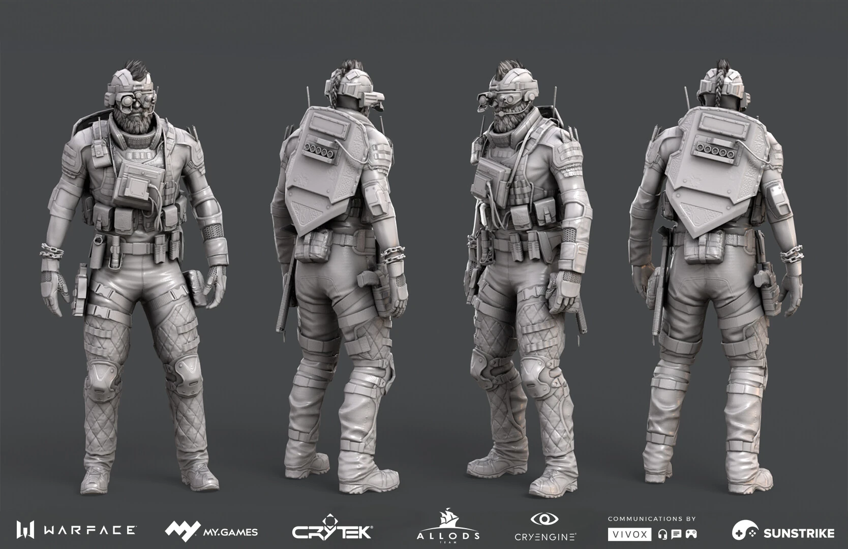Game character art from Astrum: Warface