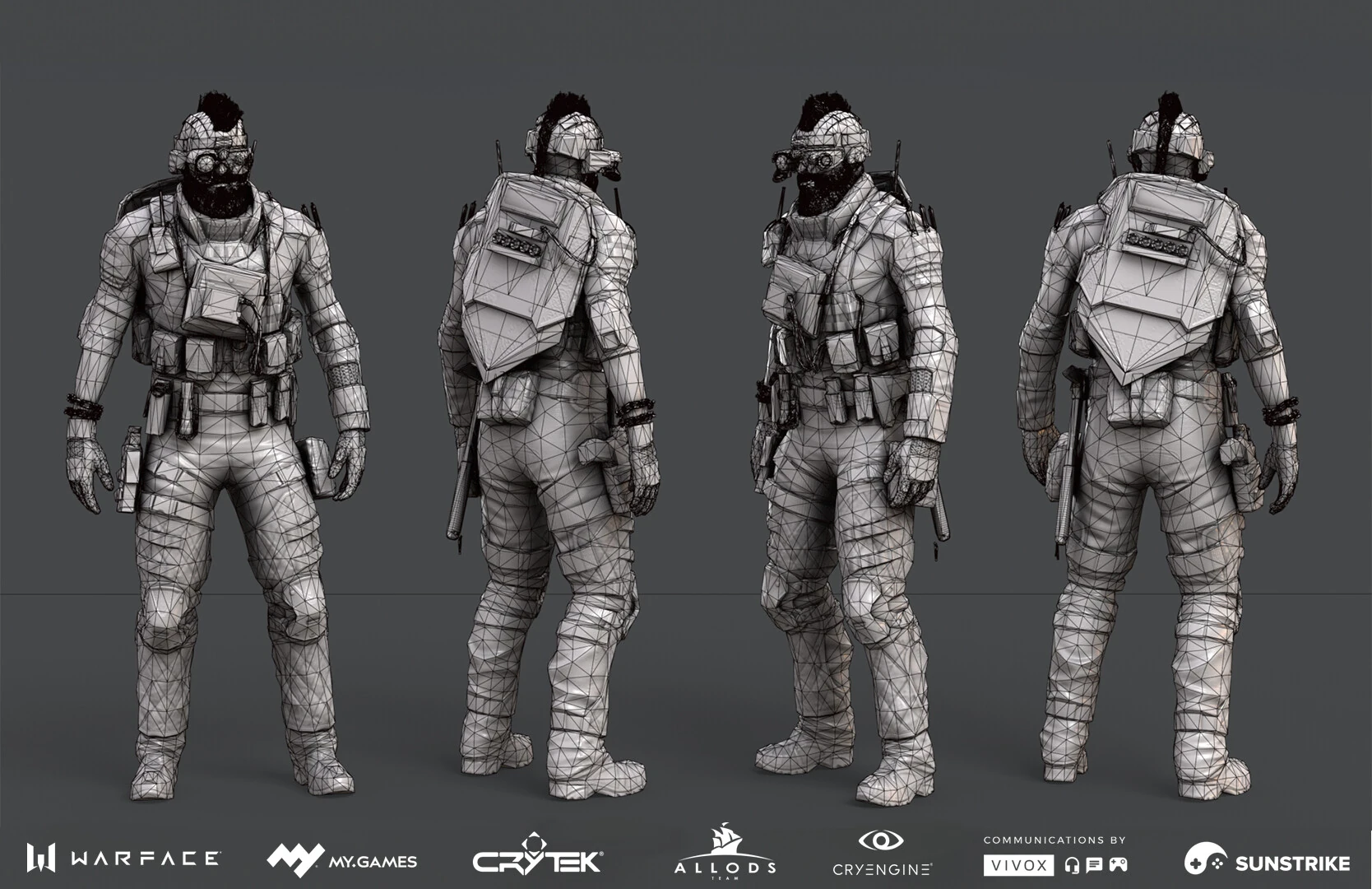 Character render for Astrum: Warface