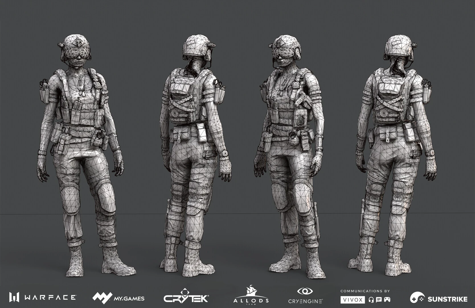 Game character art from Astrum: Warface