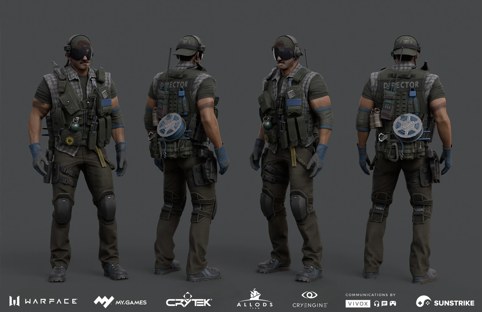 Hero character from Astrum: Warface