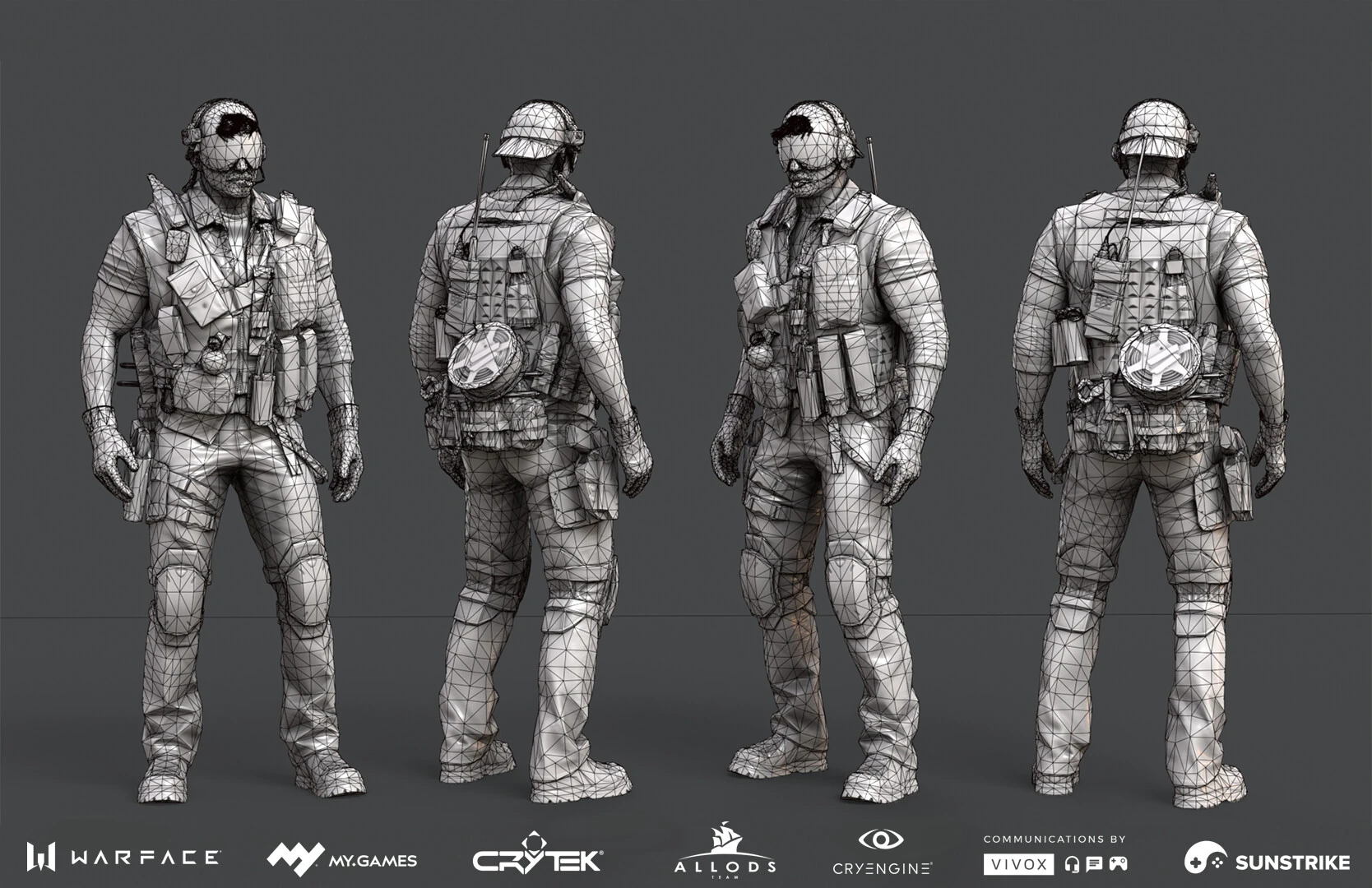 Realistic character design for Astrum: Warface