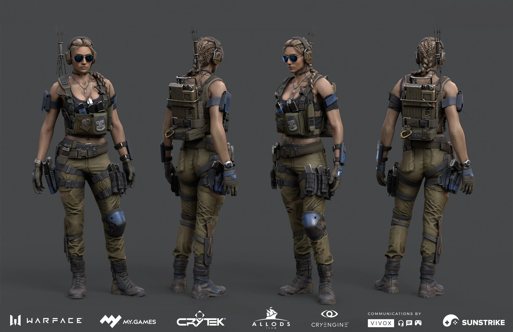 Character render for Astrum: Warface
