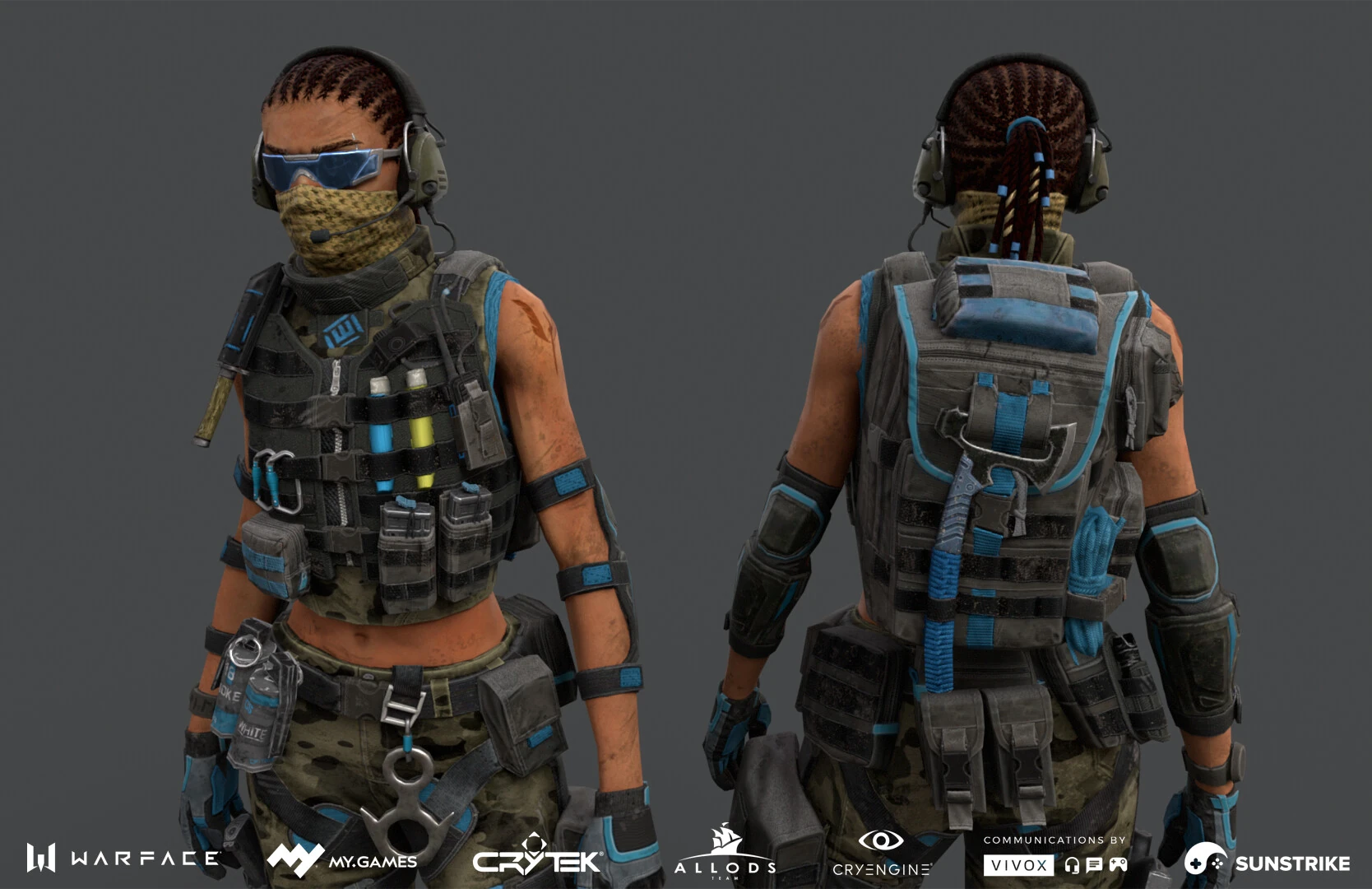 Realistic character design for Astrum: Warface