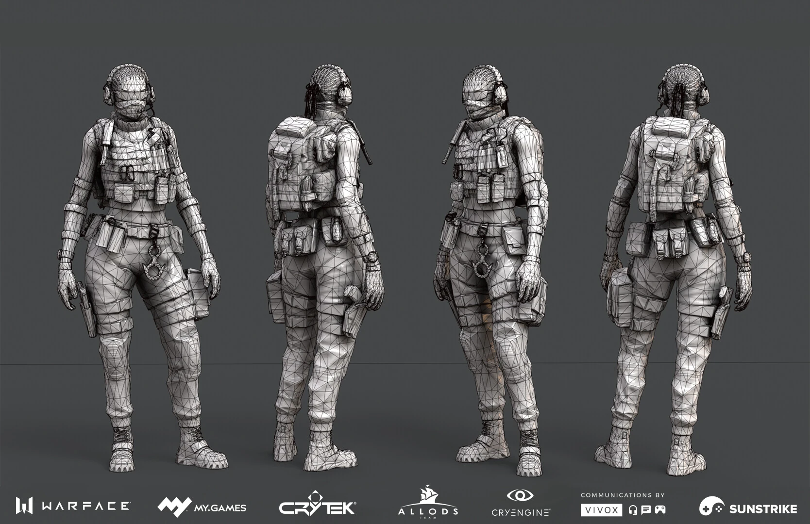 Hero character from Astrum: Warface