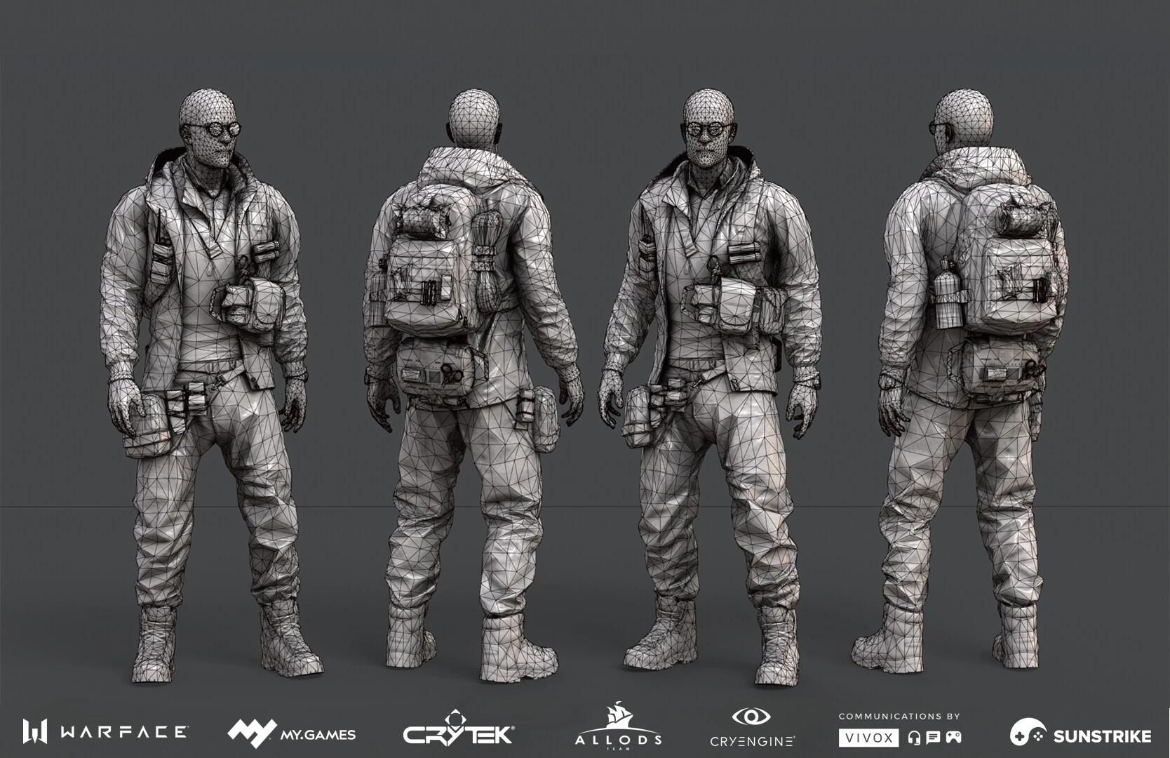 Character render for Astrum: Warface