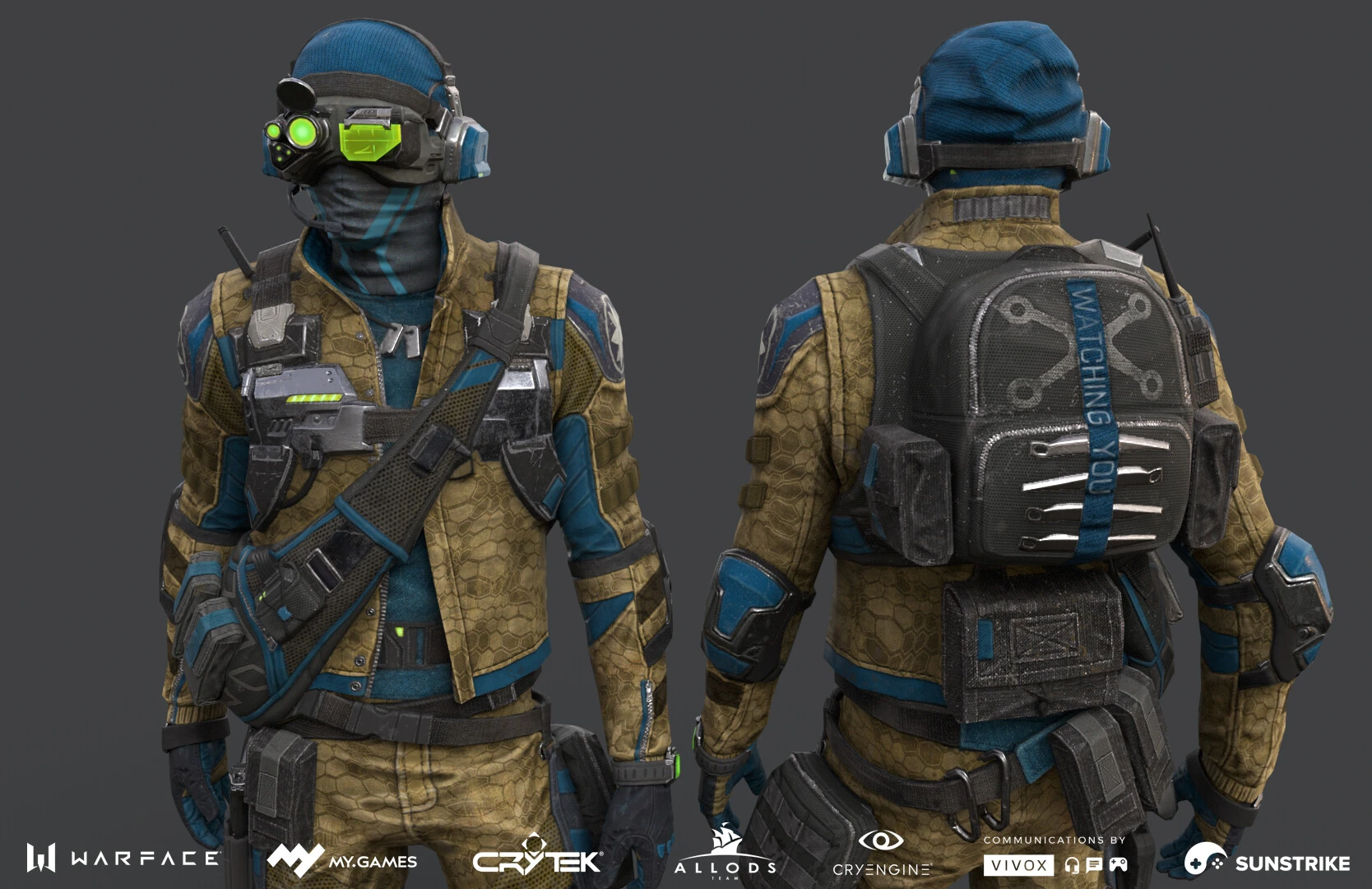 Hero character from Astrum: Warface