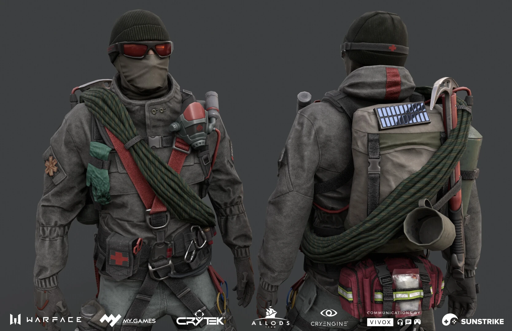 Character render for Astrum: Warface