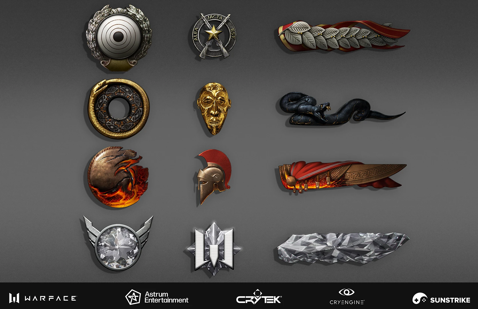 Realistic UI artwork for Astrum: Warface