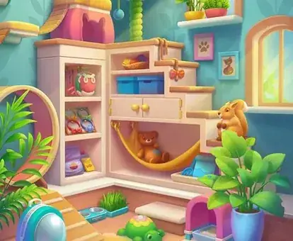 game background design - casual game environment art by SunStrike Studios
