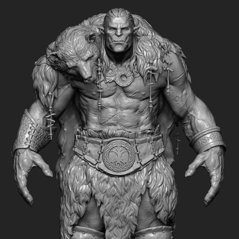 High-poly character sculpt