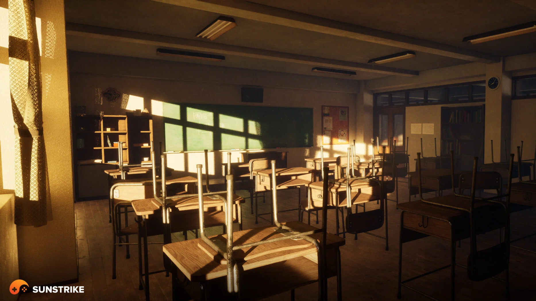 3D game art outsourcing - realistic interior environment for video game