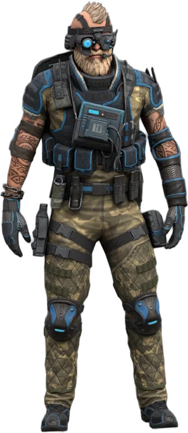 3D game art outsourcing - sci-fi soldier character model for video game