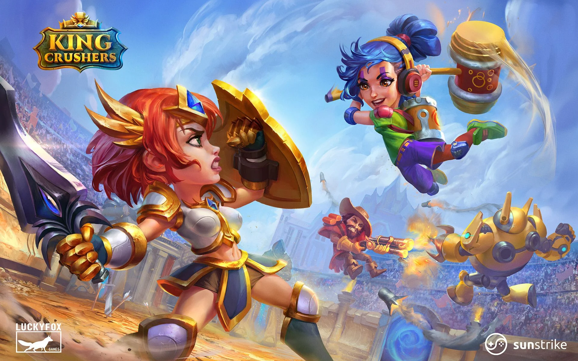 splash art загрузочного экрана игры - ключевой арт мобильной игры
