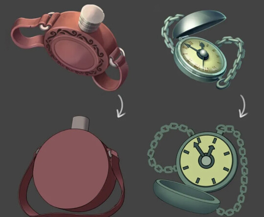 2D иконки игровых предметов для мобильной игры - аутсорсинг 2D игрового арта